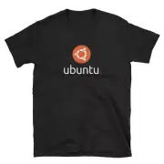 Gildan Softstyle Official Ubuntu Stacked Orange White Logo T-Shirt