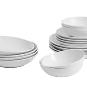 Gordon Ramsay Maze by Royal Doulton 16 Piece Set with Pasta Bowls - Robins Kitchen