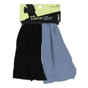 Conair Super Soft Wide Headbands, Assorted Colors, 2-Pieces