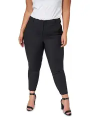 [Something 4 Olivia] Pascale Zip Detail Pant in Black