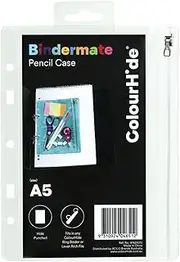 Colourhide A5 Bindermate Pencil Case, Clear