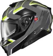 SCORPION EXO Exo Gt930 Transformer Helmet Morph Grey/Hi Viz 2x 93-1407
