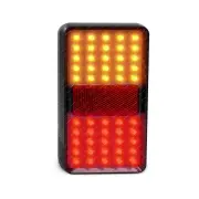 LED Autolamps Stop Tail Indicator Reflector Light 50 LED Lamp 12V Single Bulk
