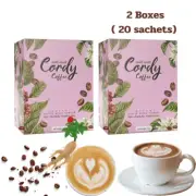 Cordy Coffee Herbal Ginseng Roasted Premium Aroma 3In1 Drink Fragrant x2