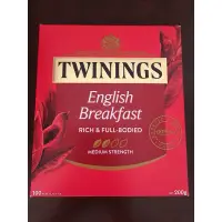 在飛比找蝦皮購物優惠-Twinings唐寜經典英倫早餐茶(2g*100入/盒)