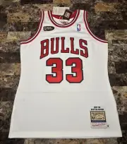 100% Authentic Scottie Pippen Mitchell Ness 97 98 Bulls Jersey Size M 40 Mens