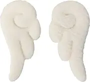 Beaupretty Angel Wings Hair Clips, Cartoon Hair Clips Cute Adorable Hair Barrettes Plush Non Slip Hair Clamps Barrettes for Girls and Women (White)