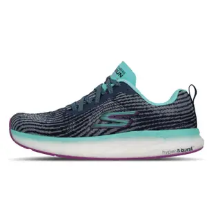 Skechers 慢跑鞋 Go Run Forza 4 運動 女鞋 輕量 避震 緩衝 路跑 橡膠大底 灰 藍 128095NVMT 25cm NAVY/MULTI