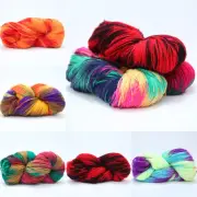 50g Gradient Color Hand Knitting Yarn Soft Crochet Cotton Wool Yarns DIY Crafts