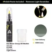 Touch Up Paint For Rover Group All Models 6124M Light Green With Polish Paste