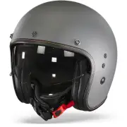 Belfast Evo Matt Cement Grey Jet Helmet