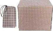 Dog Kennel Cover AntiMosquito Oxford Cage Wire Crates Shade Adjustable for Outdoor Pet Crate (S:24inches)