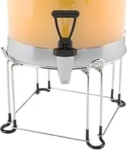 Water Dispenser Stand - Stainless Steel Water Filter Stand, Detachable Metal Rack Support with Hooks, Work with Most Medium Size Water System Tanks