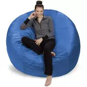 Sofa Sack Bean Bag Chair Cover, 6-Feet, Royal Blue 6 ft Sack