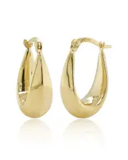Sabrina Designs 14K Tapered Hoops