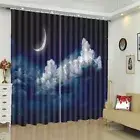 Daisies Fog Gag Clouds 3D Curtain Blockout Photo Printing Curtains Drape Fabric