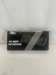 Used RK61 White Keyboard (Comes With Complimentary Keycap Puller and Keycaps)