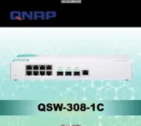 在飛比找露天拍賣優惠-QNAP QNAP QSW-308-1C 無網管型交換器 Q