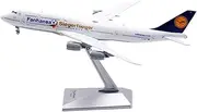 Pre-Built Model Aircraft 19CM 1/400 Large Scale Die-cast Airplane for Lufthansa for Boeing B747-8i D-ABYI Static Model Aircraft Collectible Miniature Airplane Model