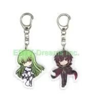 Set of 2 Code Geass Anime Acrylic Keychain Lelouch C.C. v1