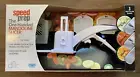 New SPEED PREP ONE HANDED MANDOLINE SLICER Slices Grates Juliennes RAPID CUTTER