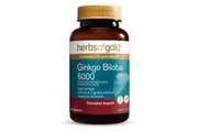 Herbs Of Gold Ginkgo Biloba 6000 60caps