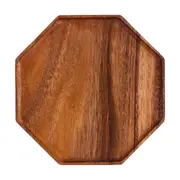SOGA 25cm Octagon Wooden Acacia Food Serving Tray Charcuterie Board Centerpiece Home Decor