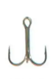 Gamakatsu 47108.5 Treble Hook Round Bend Barbed Needle Point Size 3 9CT