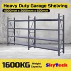 4mx0.6x2m Steel Garage Storage Warehouse Rack Shelves Shelving Racking 7-4020C