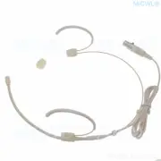Headset Microphone for Shure Bod-ypack XLR 4Pin mini Left and Right ears