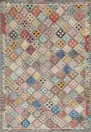 Royal Multi Coloured Distressed Washable Rug