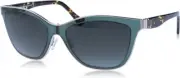 Balenciaga BA0084 95B Light Green Square Smoke Gradient 54-17-135mm Sunglasses