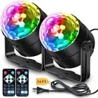 Apeocose [2-Pack] Sound Activated Disco Ball Party Lights with Remote Control...