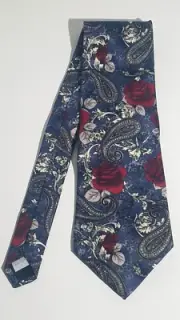 Men's Pierre Cardin Mix Print Silk Necktie NWT