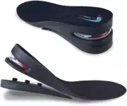 Height Increase Shoe Insoles 2 Layers 2" up Men'S 7-11