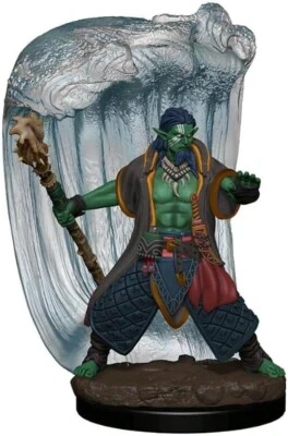 Male Water Genasi Druid Premium D&D Miniature Dungeons Dragons wizard sorcerer