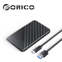在飛比找PChome24h購物優惠-ORICO 2.5吋 Type-C高速硬碟外接盒-商務黑(2
