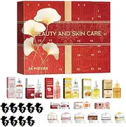 Krmoau Skin Care Advent Calendar 2024, Advent Calendar 2024 Women, Moisturising Beauty Advent Calendar Make Up Set for Women Gift Christmas
