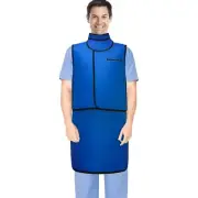 0.5mmPb Lead X-Ray Apron - Protection Apron with Thyroid Shield Collar & Lead...