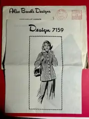 Rare Alice Brooks Knitted Jacket Mail Order Knitting Pattern 7159