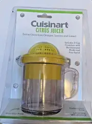 Cuisinart Citrus Juicer 14oz Orange Lemon Lime Non-Slip Base Dishwasher Safe Nw
