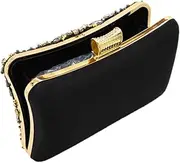 [Ipetboom] Handbags for Women Beading Handbag Evening Clutch Fashion Chain Bag Wedding Party Prom Present