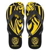 Richmond Tigers AFL Thongs Plugger Flip Flops