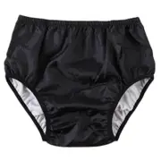 Waterproof Incontinence Underwear with Adult Pull-On Pants Leak-Proof Washable Gift Set in Meat Color Black XL