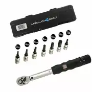 Velobici Torque Wrench Set In Box (1/4" 3-14Nm) Adjustable Micrometer Bicycle Bi