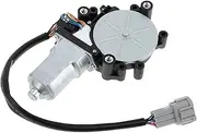 X AUTOHAUX Front Right Passenger Side Power Window Regulator Lift Motor for Nissan Quest 04-09 MPV 3.5L V6 No.742556/807305Z000 6 Pin Car Window Glass Lift Motor