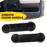 Inside Manual Window Crank Handles Black Fit Ford Ranger/Windstar/F150 1993-2014 (for: Ford)