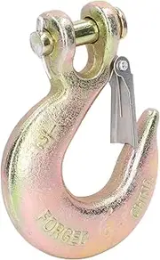 KJAOYU 1/2in Clevis Slip Hook,Clevis Hook Forged Alloy Steel 1/2in, 9000lbs Bearing Capacity for Trailer Hoisting, Ideal for Heavy Loads in Transportation and Construction