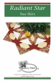 Radiant Star Tree Skirt pattern