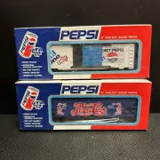 O27 Pepsi Boxcars New In Box Lot Of 2